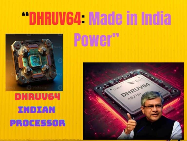 “DHRUV64 Indian Processor Made in India”